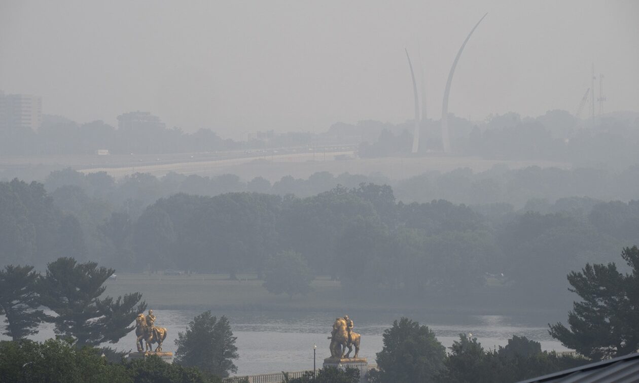 Μέχρι την Κρήτη έφτασε ο καπνός από τις φωτιές στον Καναδά
