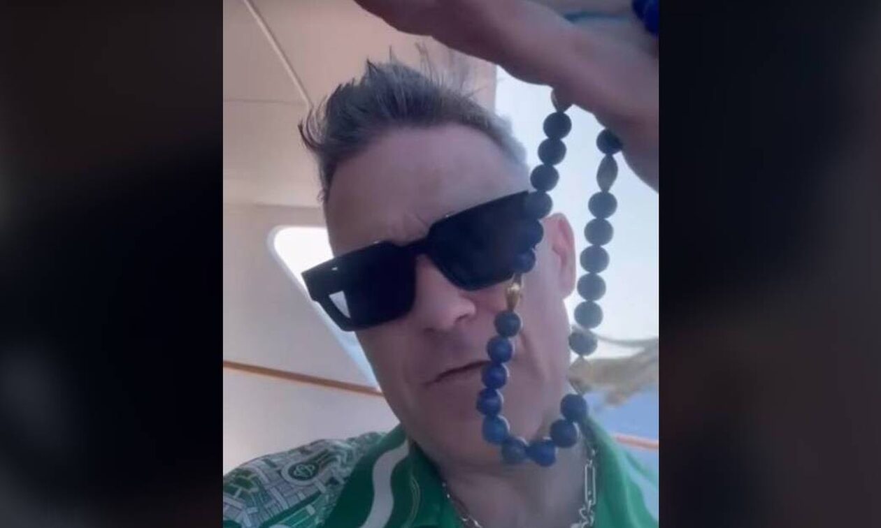 Ρόμπι Γουίλιαμς: Το δώρο των Ελλήνων για το κακό μάτι και το «ευχαριστώ» μέσα από το κότερό του