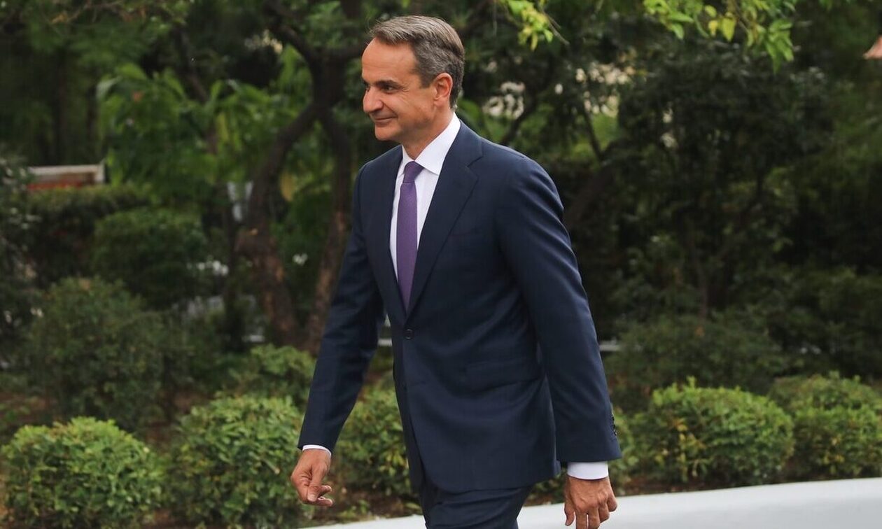 Ο Κυριάκος Μητσοτάκης στο υπουργείο Υγείας