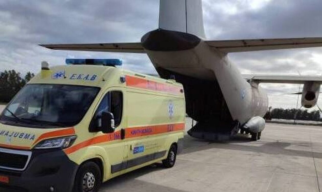 Εσπευσμένη αεροδιακομιδή 9χρονου από το Γενικό Νοσοκομείο Ρόδου στο Νοσοκομείο Παίδων Αγία Σοφία