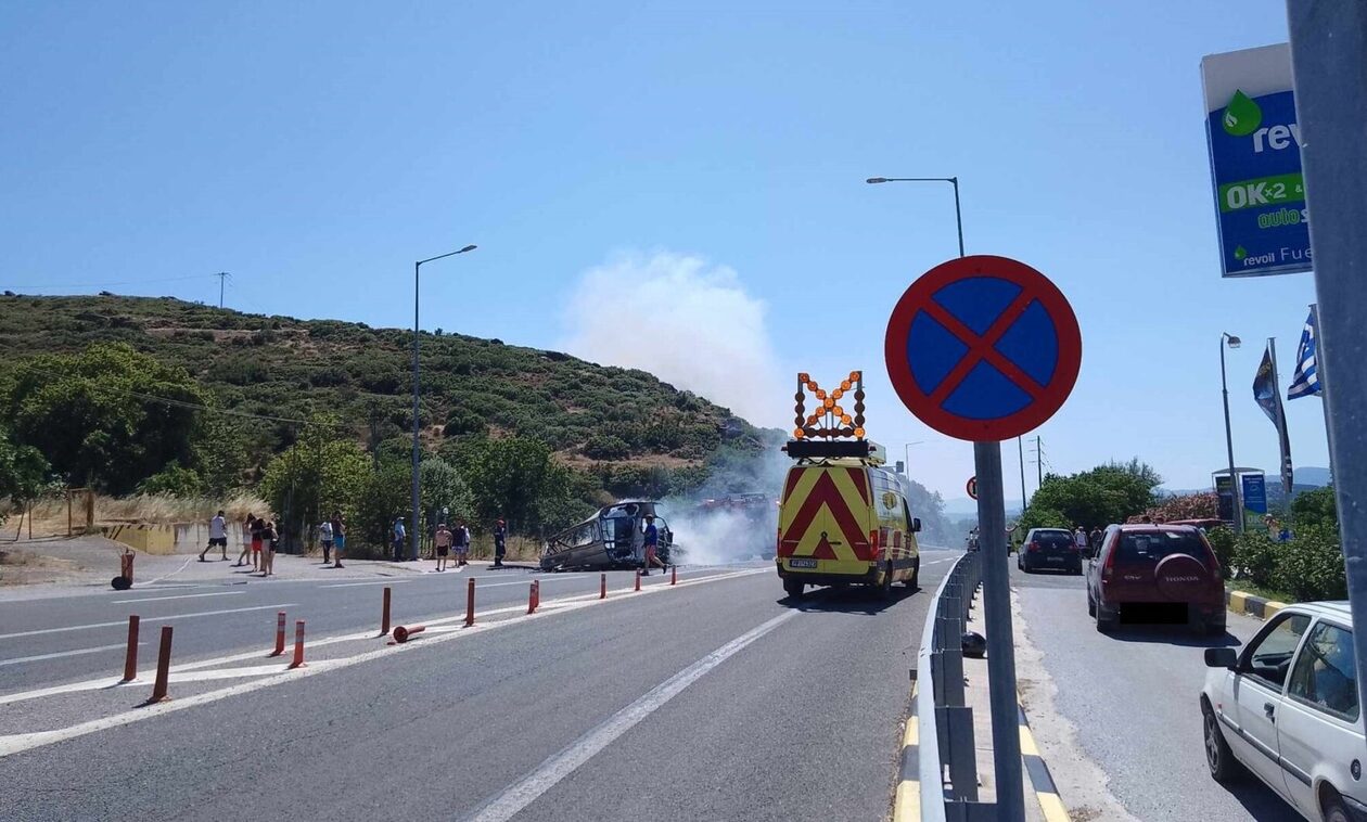 Φωτιά στα Τέμπη: Φέρεται να ξεκίνησε από εν κινήσει τροχόσπιτο