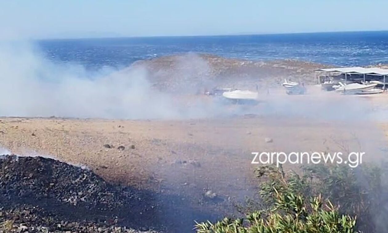 Υπό έλεγχο τέθηκε η φωτιά στα Σφακιά – Δεν υπάρχει ενεργό μέτωπο