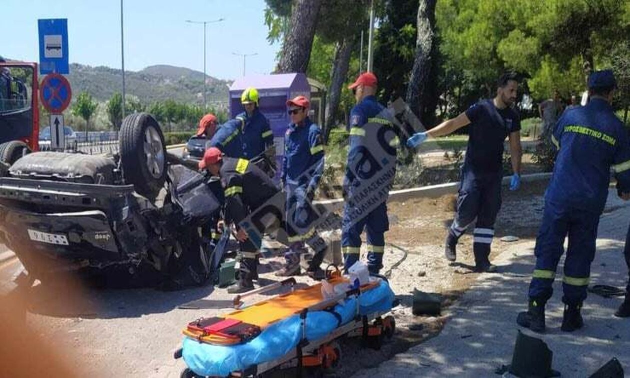 Τραγωδία στη Ραφήνα: Ένας νεκρός ύστερα από τρομακτικό τροχαίο στη Λεωφόρο Μαραθώνος
