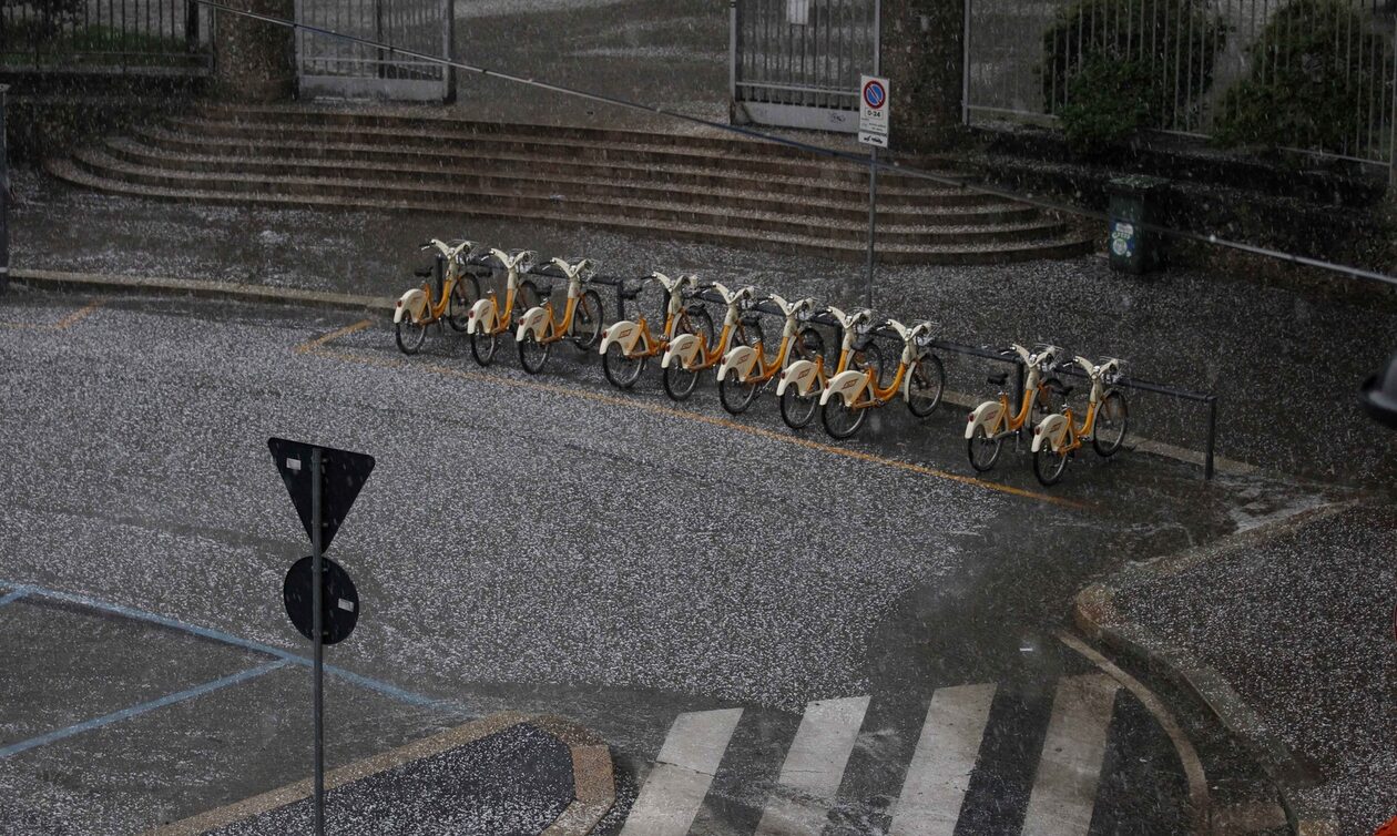 Ιταλία: 110 τραυματίες από χαλαζόπτωση στην περιφέρεια Βένετο