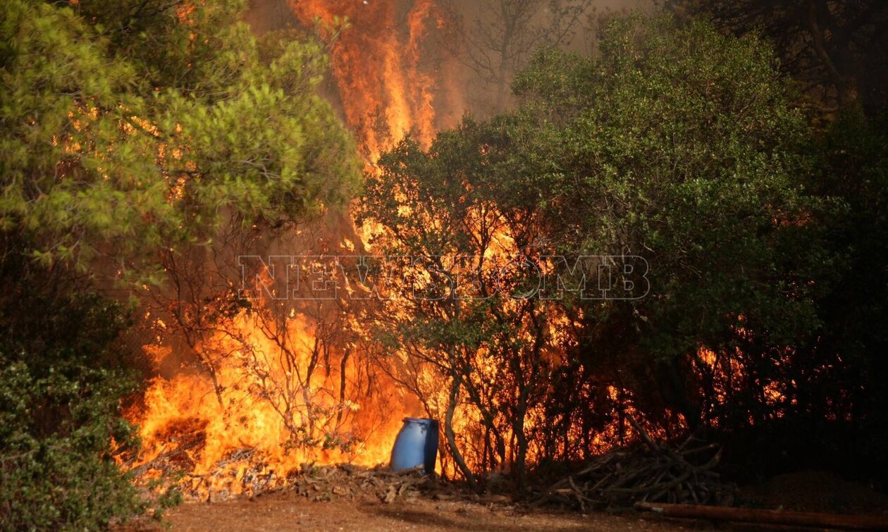 Δραματική έκκληση εθελοντή πυροσβέστη: «Χρειαζόμαστε νερό»