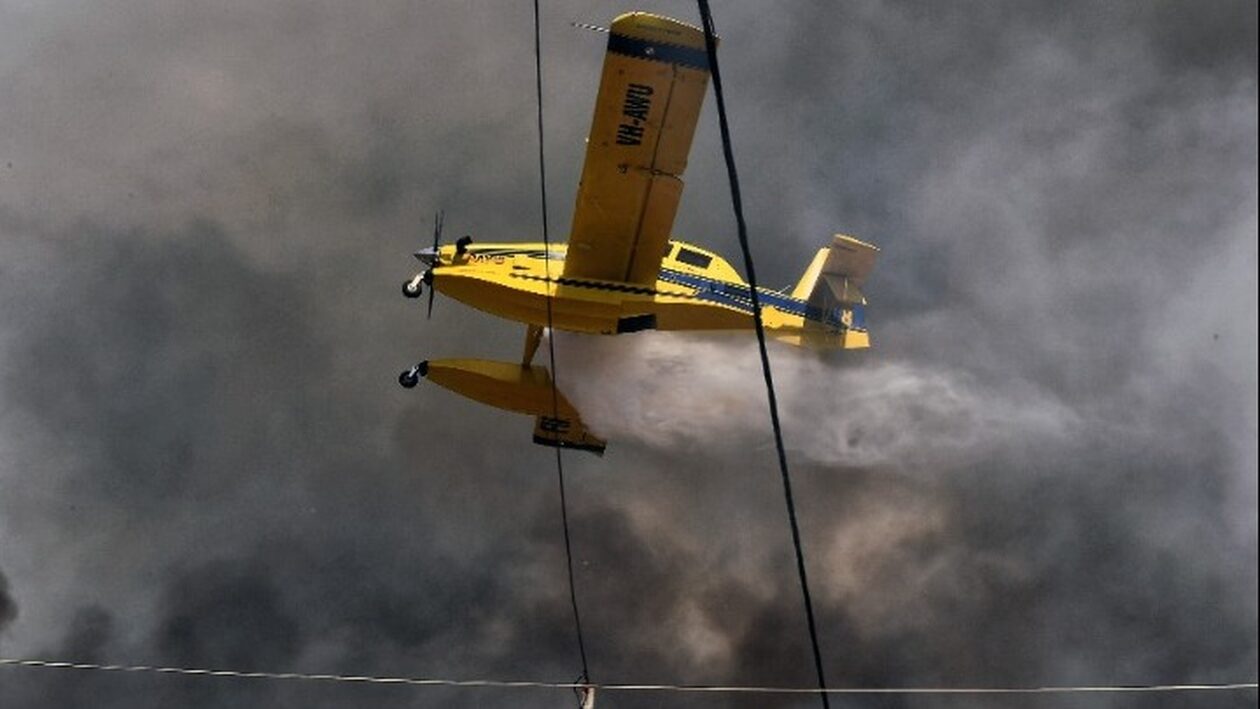 Φωτιά στην Κέρκυρα: Καλύτερη η εικόνα του μετώπου – Στη μάχη και τα εναέρια μέσα