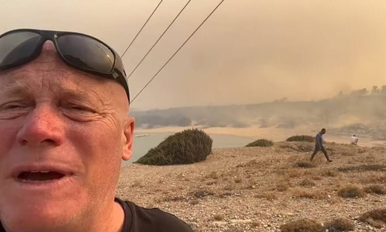 Φωτιά στη Ρόδο: Βρετανός τουρίστας οδηγούσε 8 ώρες για να σώσει οικογένειες – Οι ηρωικές προσπάθειες
