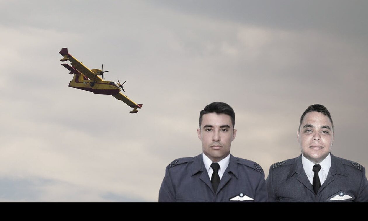 Πτώση Canadair στην Κάρυστο: «Θα θυμόμαστε τους πιλότους μας» – Σε «κόκκινο συναγερμό» για φωτιές