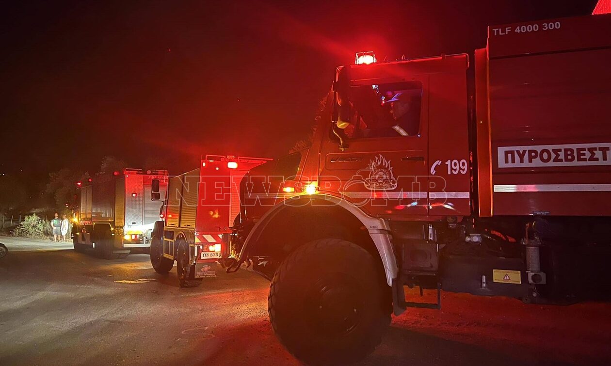 Φωτιά στη Μαγνησία: Μήνυμα του 112 για εκκένωση της κοινότητας Μελισσάτικα Βόλου