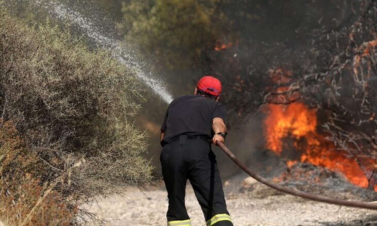 Εύβοια: Οριοθετήθηκε η φωτιά στην Αγία Μαρίνα