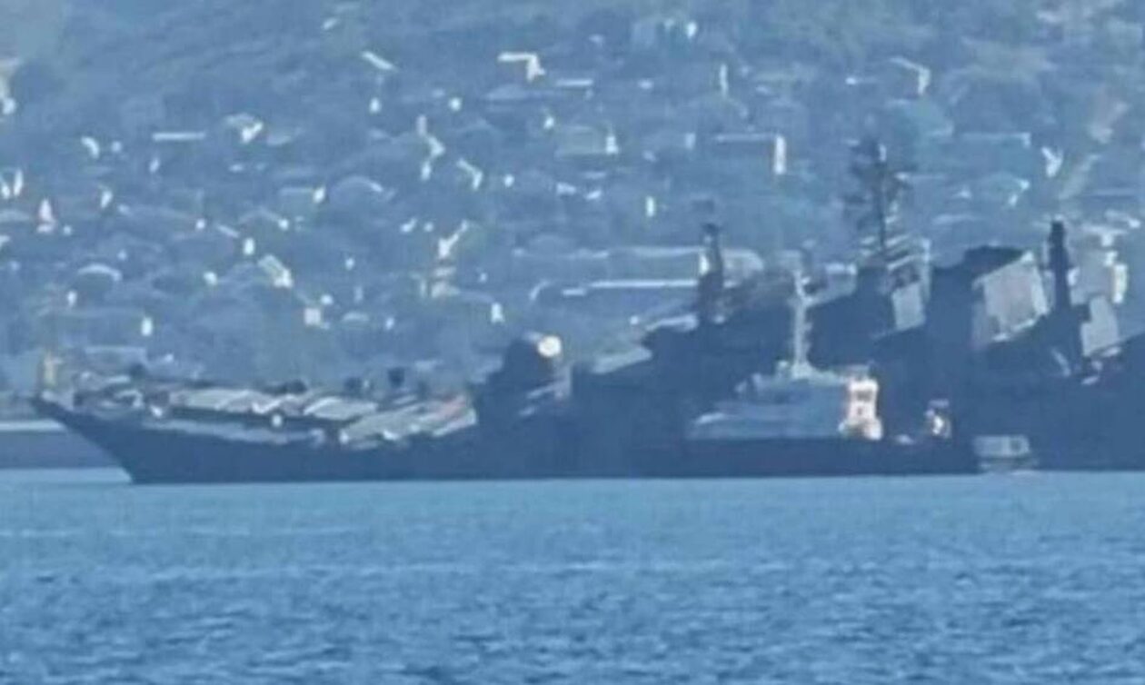 Σοβαρές ζημιές σε πλοίο του Βόρειου Στόλου της Ρωσίας από την επίθεση με drones (vid)