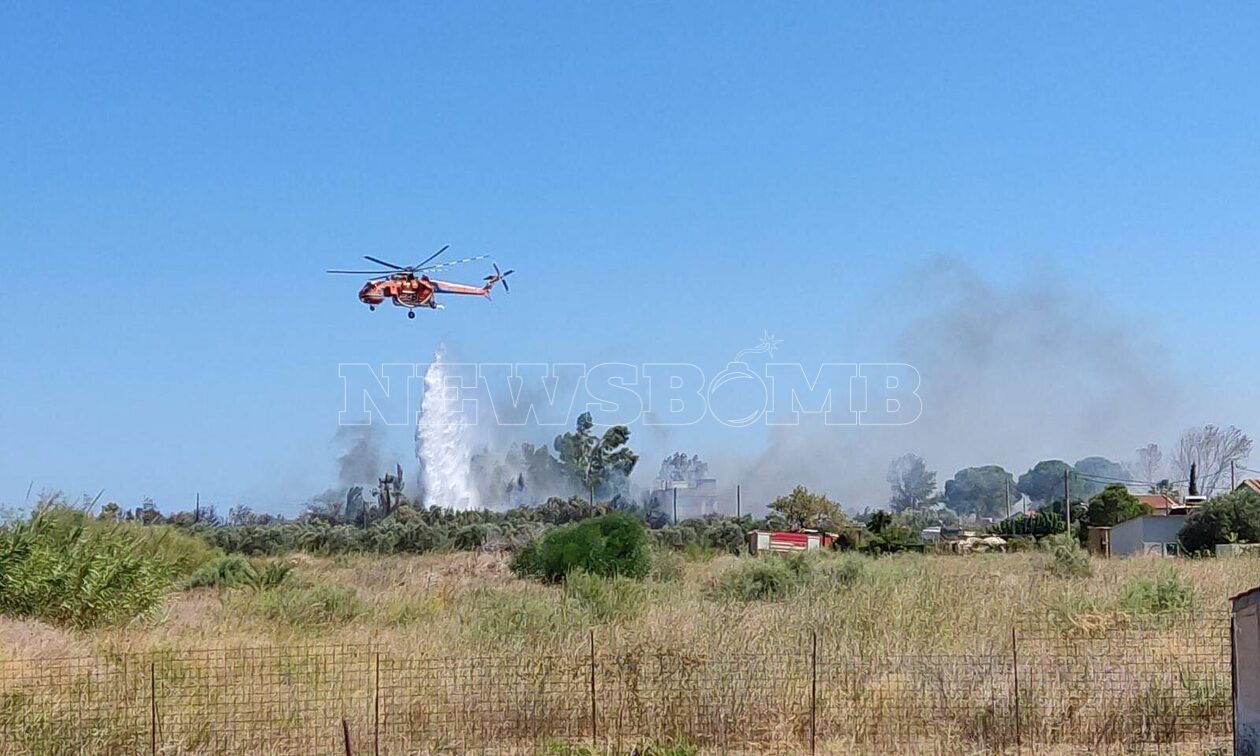 Φωτιά στον Μαραθώνα: Χωρίς ενεργό μέτωπο η πυρκαγιά – Συνεχίζονται προληπτικά οι ρίψεις