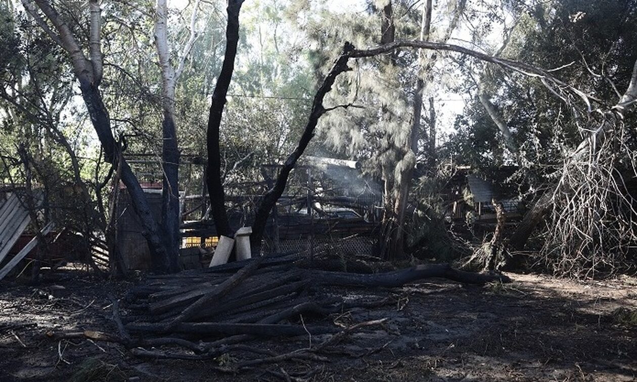Χωρίς ενεργό μέτωπο η πυρκαγιά στο Σχοινιά Μαραθώνα: Κινδύνεψαν κατοικίες