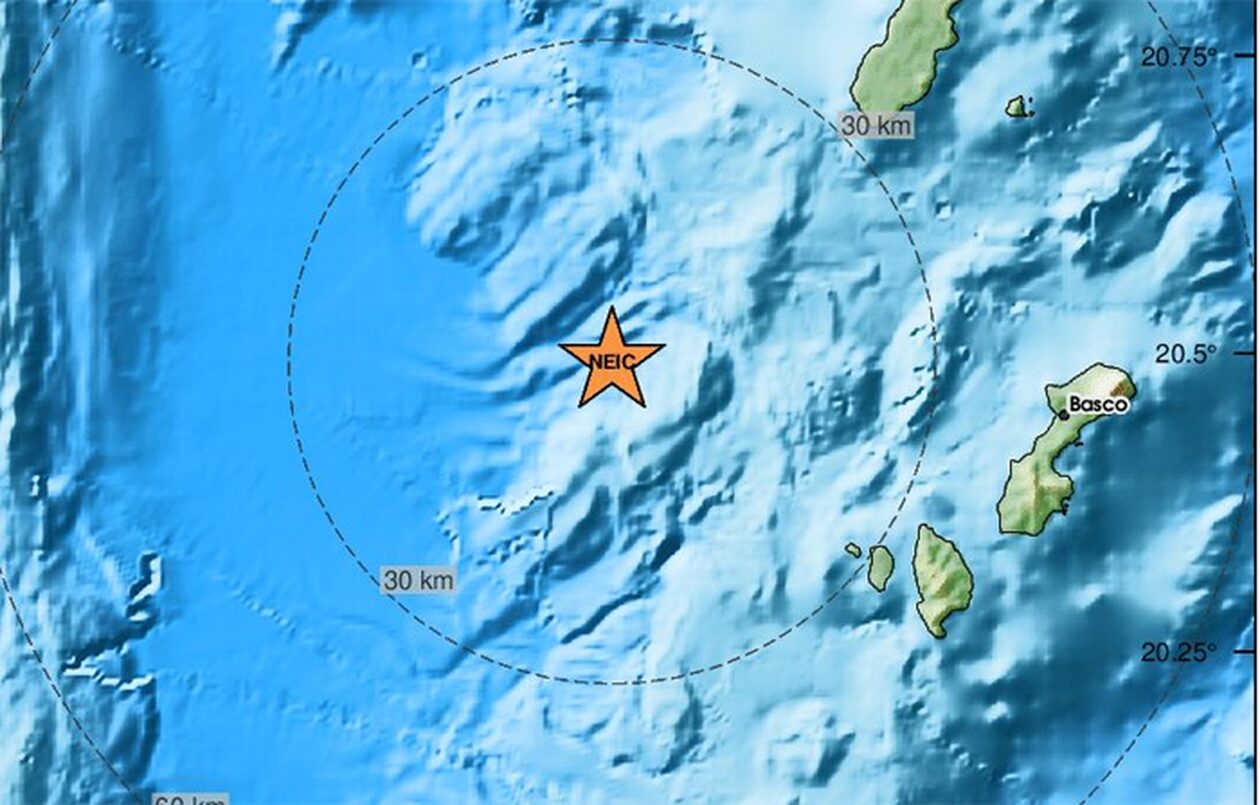 Σεισμός 5,7 Ρίχτερ στα ανοικτά των Φιλιππίνων