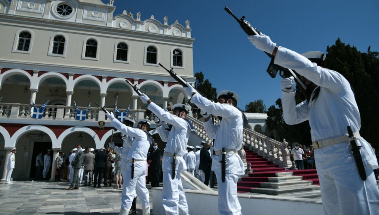 Στην Τήνο Μητσοτάκης και Δένδιας για τον εορτασμό του Δεκαπενταύγουστου