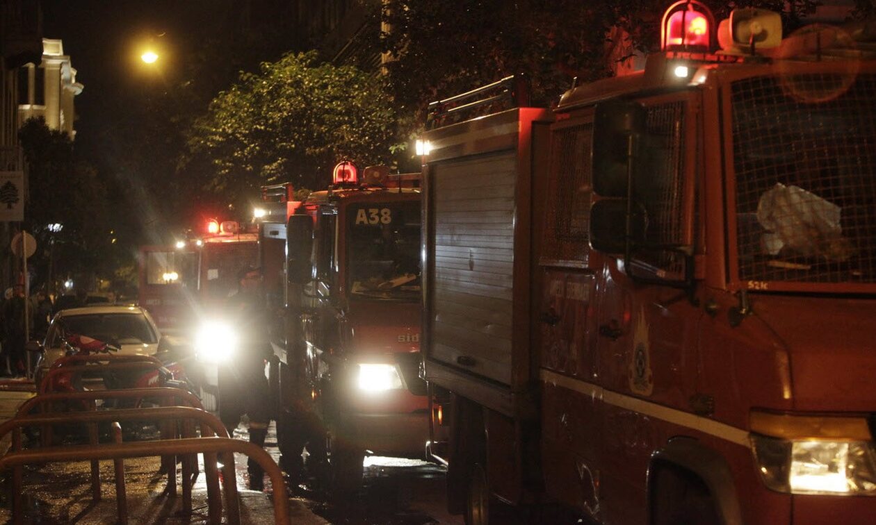 Κρήτη: Φωτιά σε γραφεία του Εργατικού Κέντρου Ηρακλείου