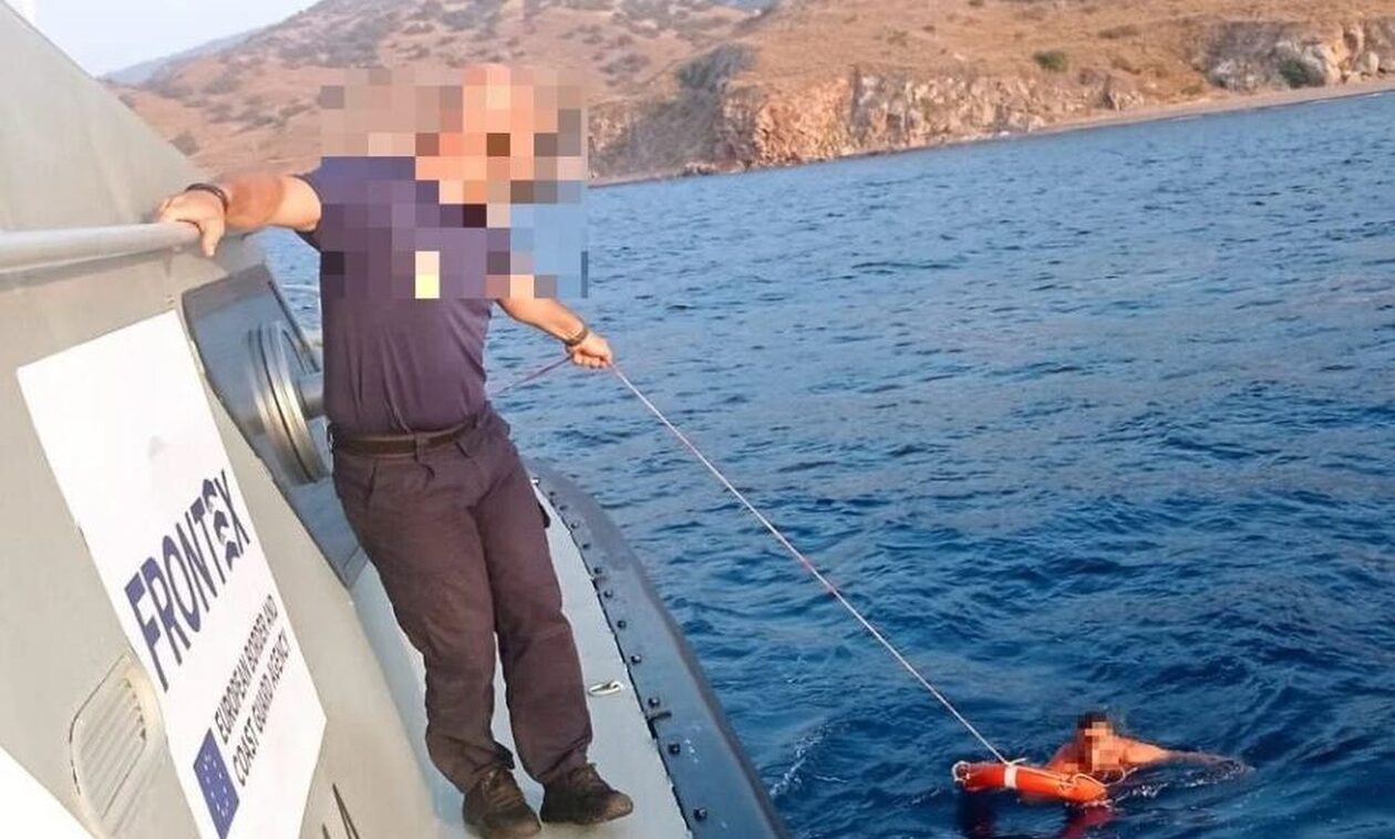 Μυτιλήνη: Περιπέτεια για λουόμενη που παρασύρθηκε με φουσκωτό φλαμίνγκο – Βίντεο από τη διάσωση