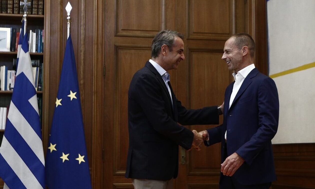 Ολοκληρώθηκε η σύσκεψη Μητσοτάκη με τους «Big 4», με τη συμμετοχή του προέδρου της UEFA
