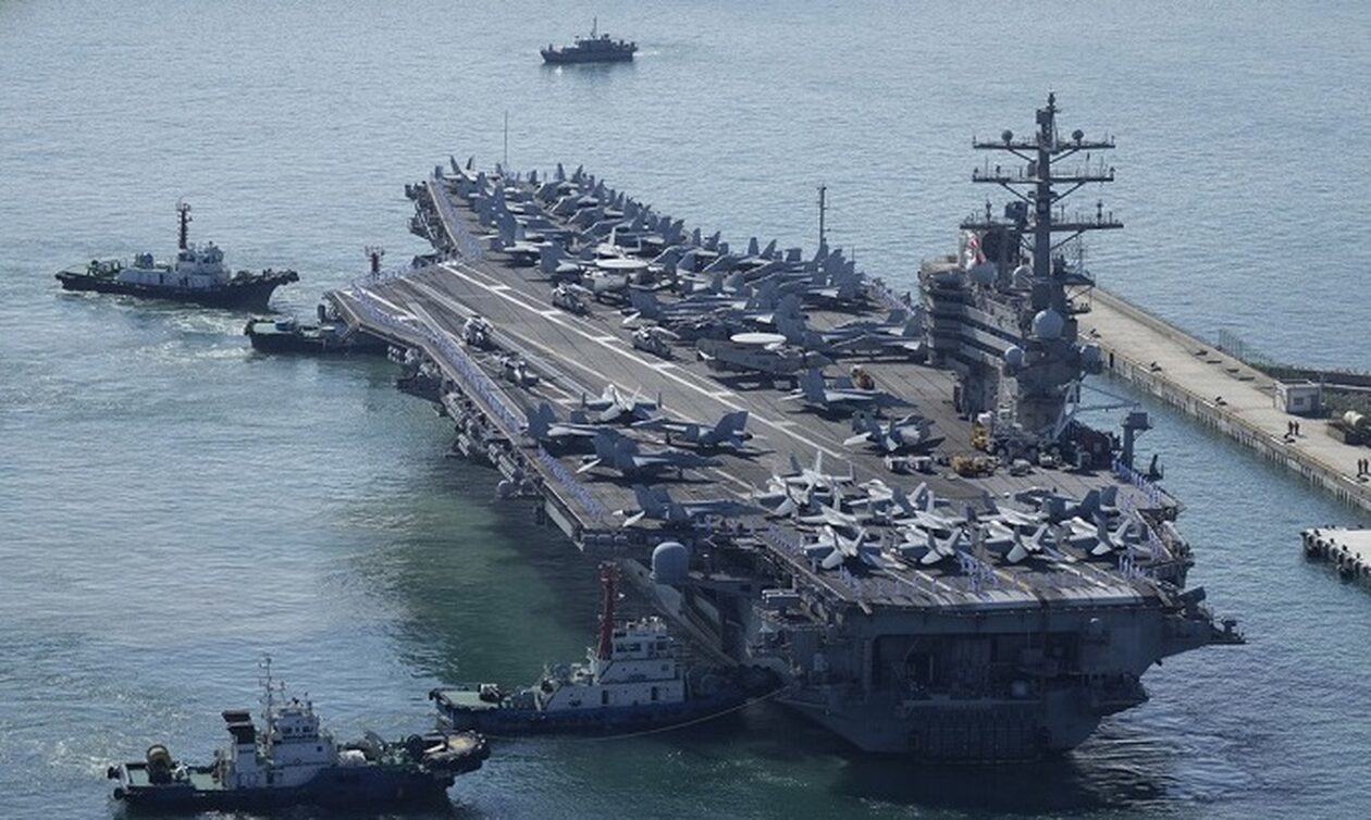 Η Σκύρος στο «στόχαστρο» των τουρκικών ΜΜΕ: «Ένα αμερικανικό αεροπλανοφόρο στη μέση του Αιγαίου»