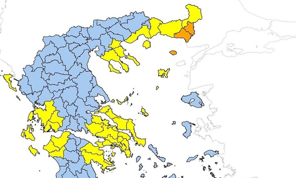 Συναγερμός για πυρκαγιά στην Ανατολική Μακεδονία και Θράκη
