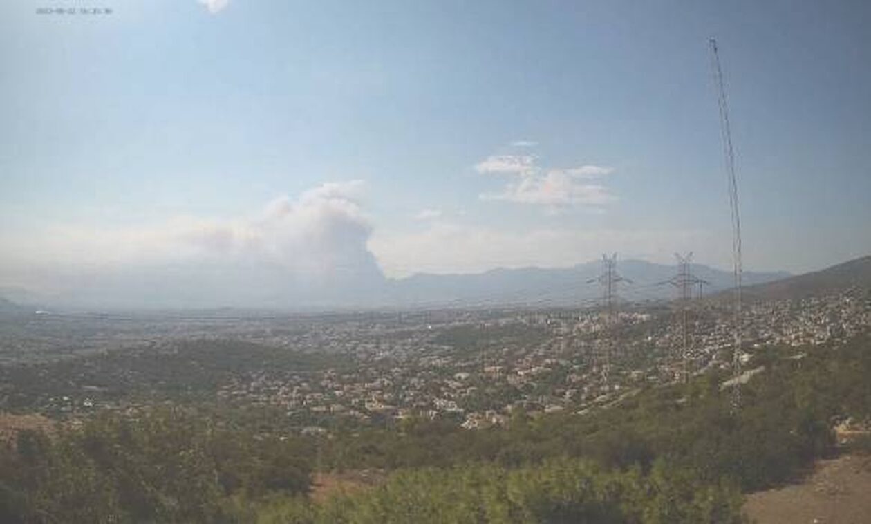 Meteo: Timelapse βίντεο δείχνει πώς ξεκίνησε και εξελίχθηκε η φωτιά στην Πάρνηθα