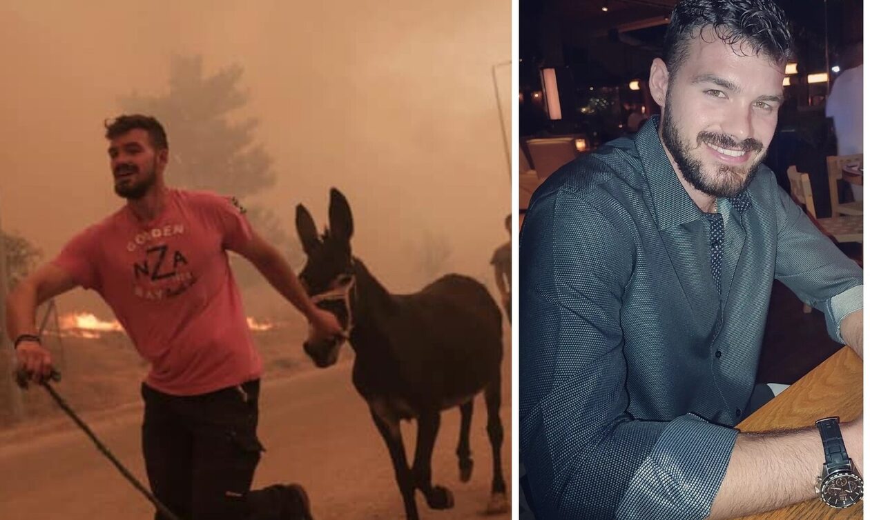 Φωτιά στην Πάρνηθα: Ο Λεωνίδας Ρόδης είναι ο άνθρωπος που έσωσε ζώα μέσα από τις φλόγες