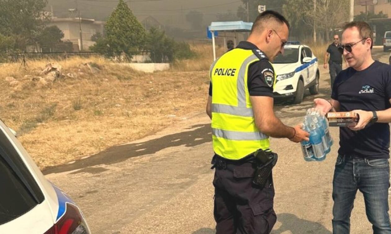 Η «ΑΠΟΣΤΟΛΗ» στα μέτωπα της φωτιάς στην Πάρνηθα και στην Θράκη