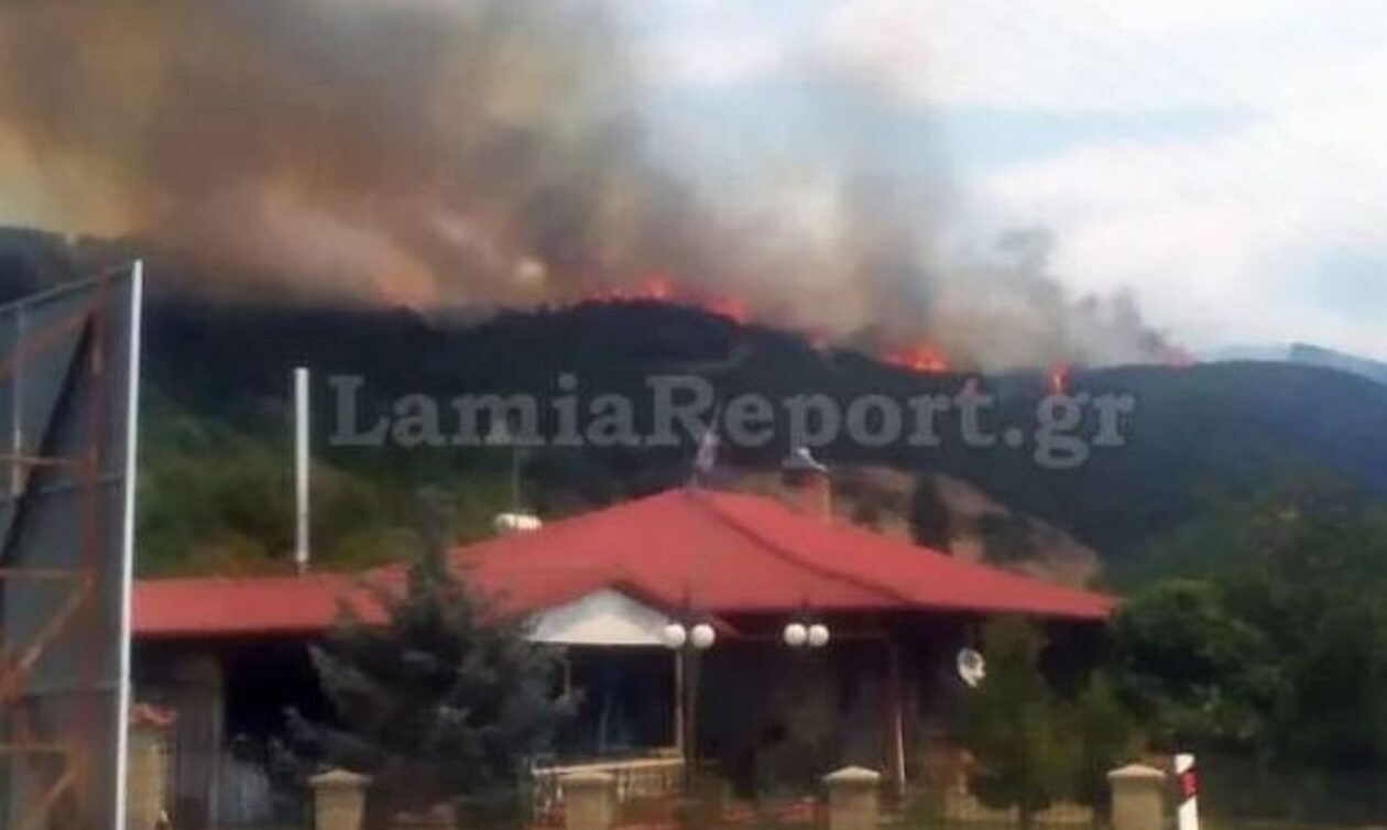Φθιώτιδα: Αναζωπυρώθηκε η φωτιά στη Βιτώλη
