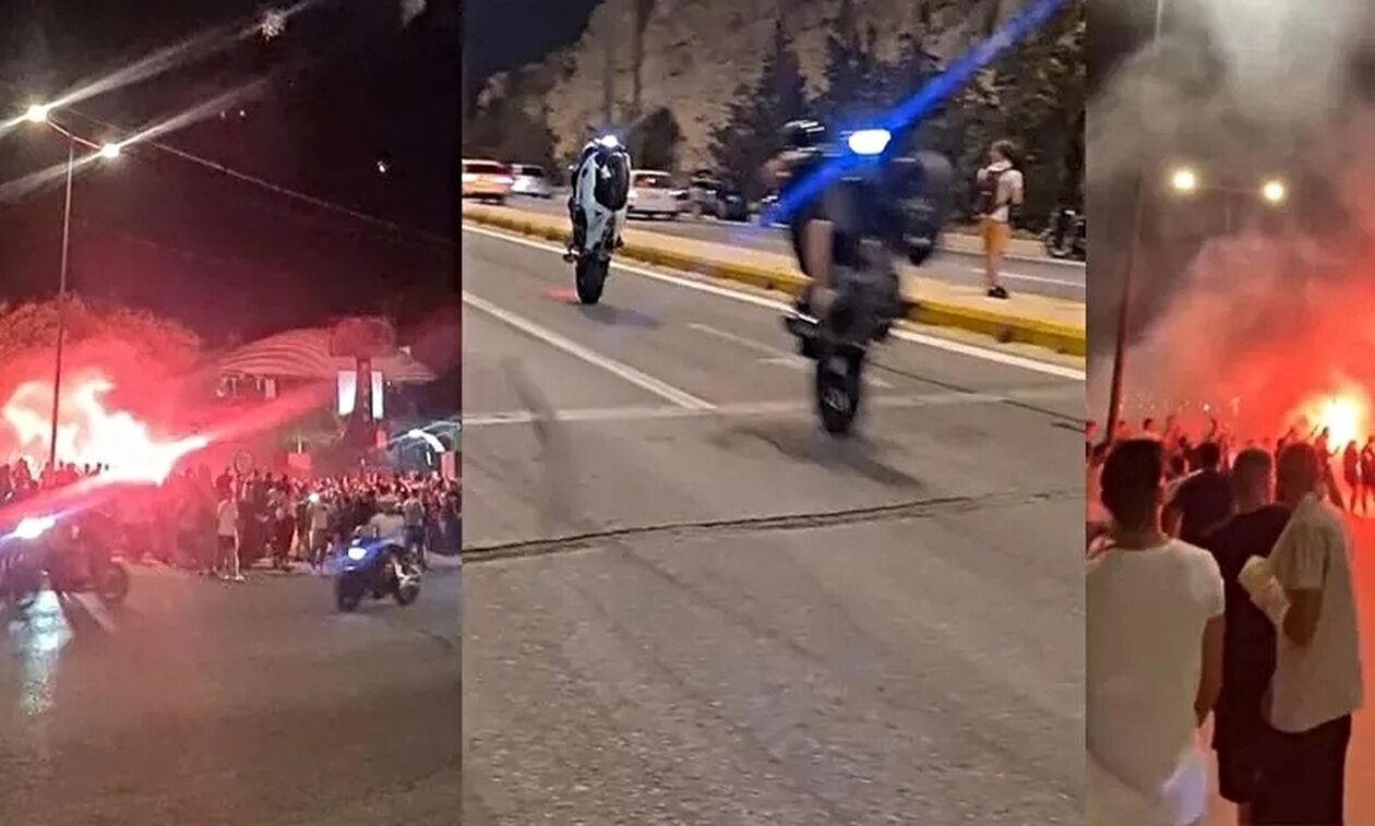 Βάρκιζα: Χαμός στο Ribas με βεγγαλικά, κόντρες και «ντου» των ΜΑΤ – Βίντεο