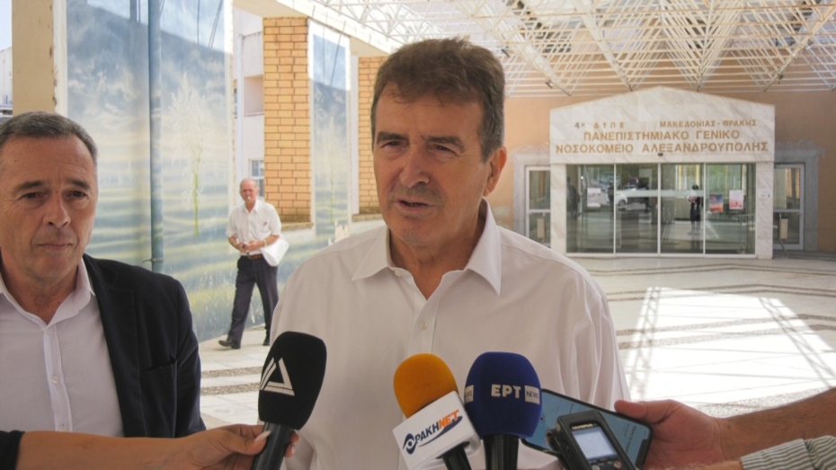 Χρυσοχοΐδης από Αλεξανδρούπολη: “Καταβάλλεται μεγάλη προσπάθεια για την αναβάθμιση των υπηρεσιών Υγείας”