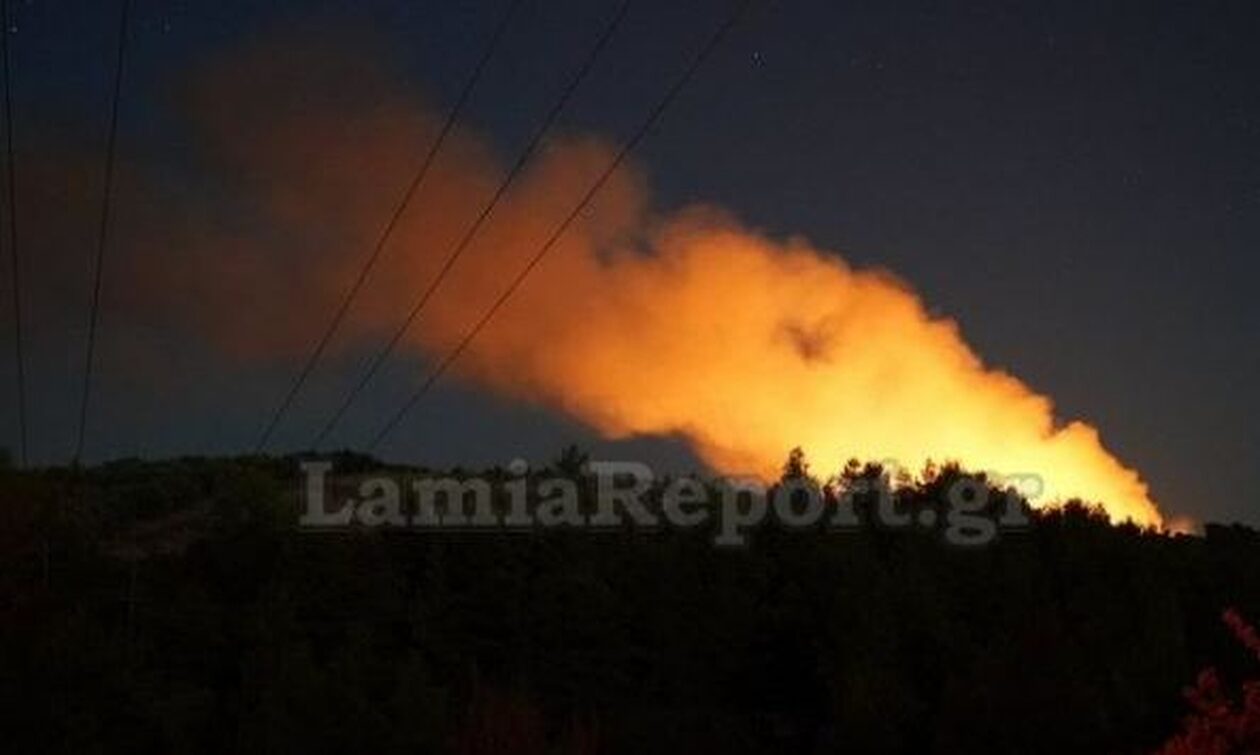 Φωτιά στο Μαρτίνο – Καίει αγροτοδασική έκταση