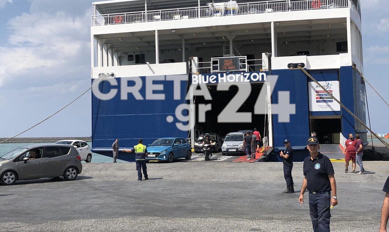 Blue Horizon: Στο Ηράκλειο το πλοίο – Σε σοκ οι επιβάτες μετά τον θάνατο του 36χρονου