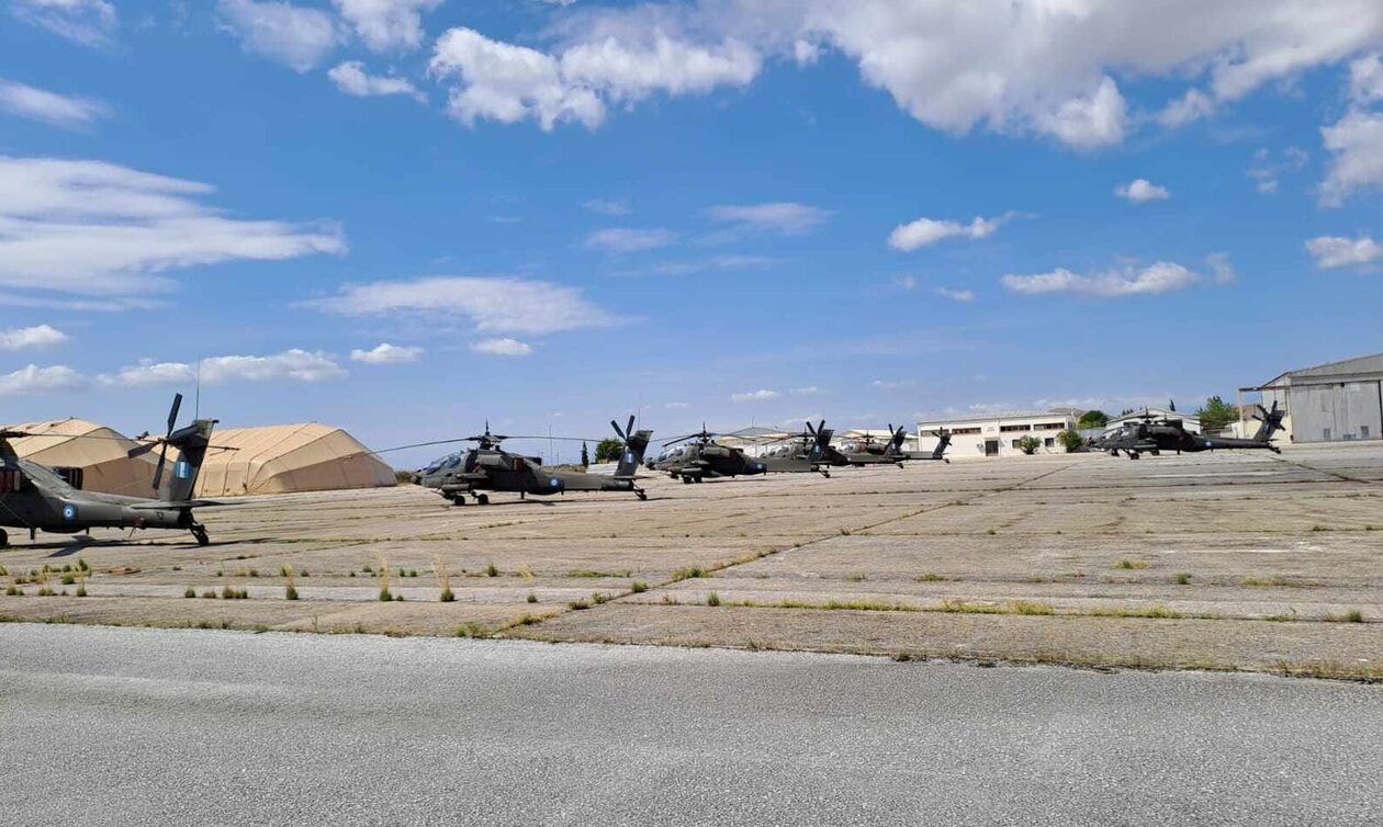 ΓΕΣ: Ασφαλή όλα τα ελικόπτερα στο αεροδρόμιο Στεφανοβικείου