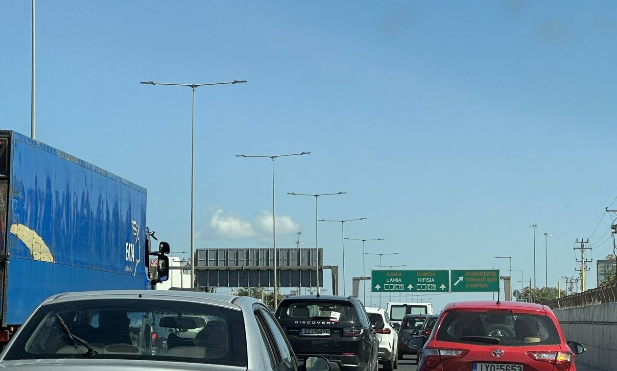 Μποτλιάρισμα στον Κηφισό, στο ύψος της Κηφισιάς