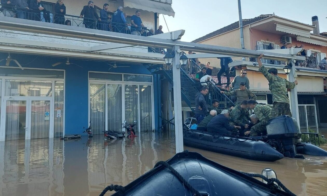 Κακοκαιρία Daniel – ΓΕΕΘΑ: Οι Ένοπλες Δυνάμεις έχουν διασώσει περισσότερους από 2.000 ανθρώπους