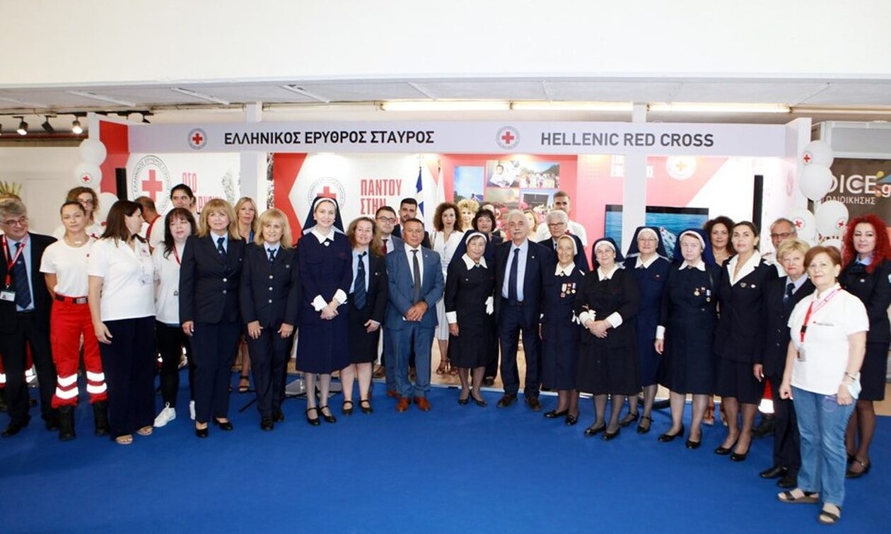 Ο Ελληνικός Ερυθρός Σταυρός εγκαινίασε το περίπτερό του στην 87η Διεθνή Έκθεση Θεσσαλονίκης