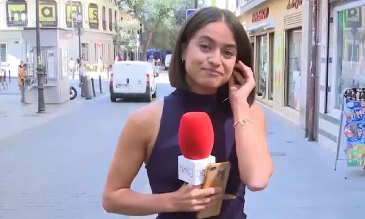 Oργή στην Ισπανία: Νεαρή ρεπόρτερ δέχθηκε σεξουαλική παρενόχληση σε ζωντανή μετάδοση