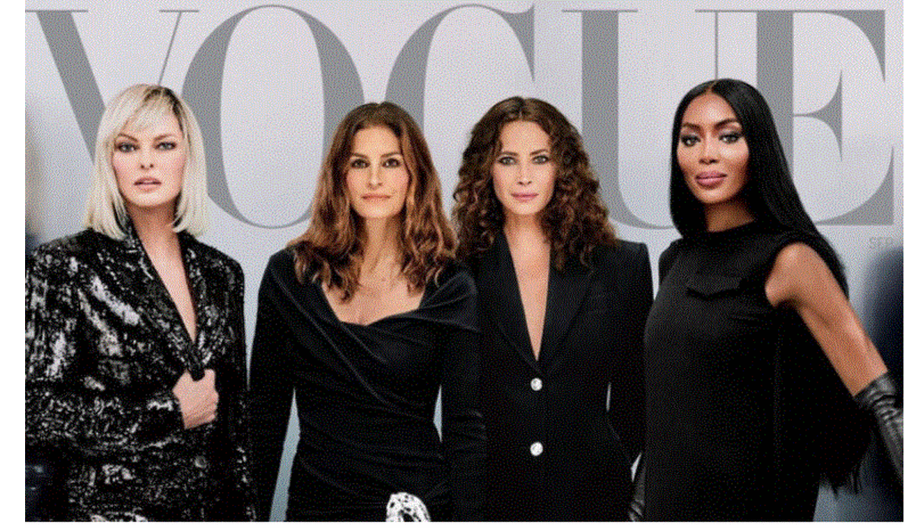 Λονδίνο: Τα τοπ μόντελ Κρόφορντ, Τέρλινγκτον, Εβαντζελίστα και Κάμπελ ξανά μαζί στην πασαρέλα -(Vid)