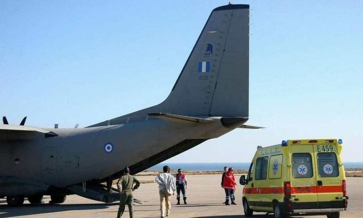 Αεροδιακομιδή 10χρονου από την Αστυπάλαια στο Ηράκλειο