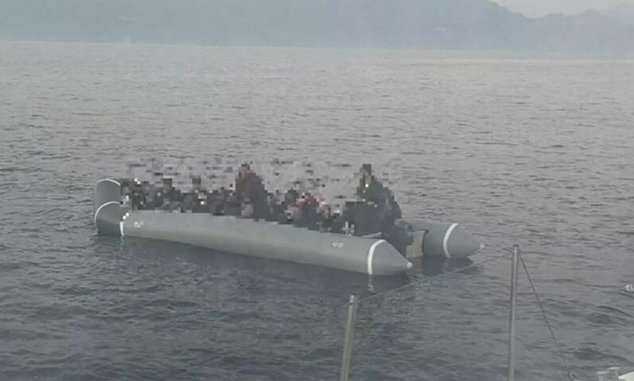 Σάμος: Εικόνες από τη διάσωση μεταναστών