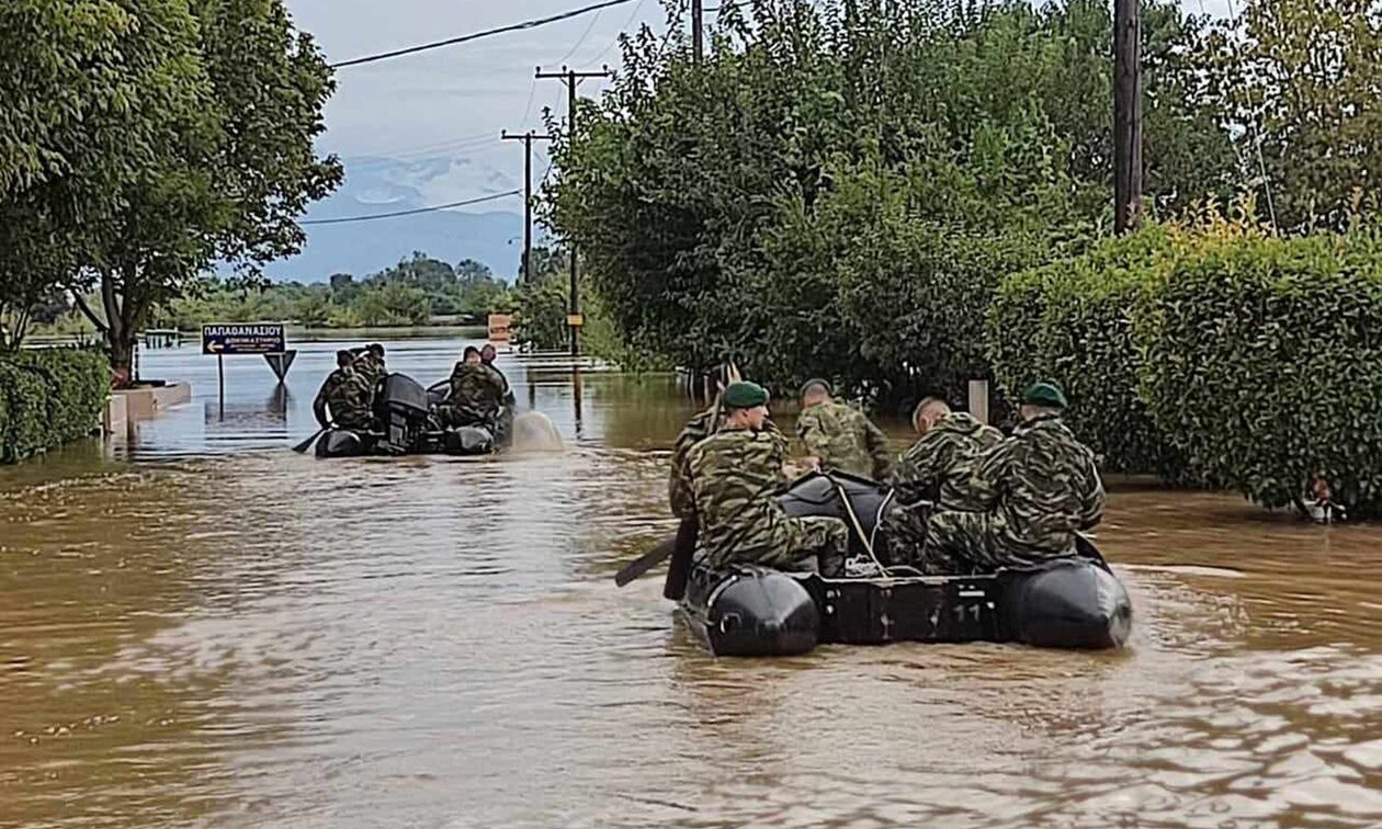 Κακοκαιρία: Σε ετοιμότητα οι Ένοπλες Δυνάμεις – Στο επίκεντρο η Θεσσαλία