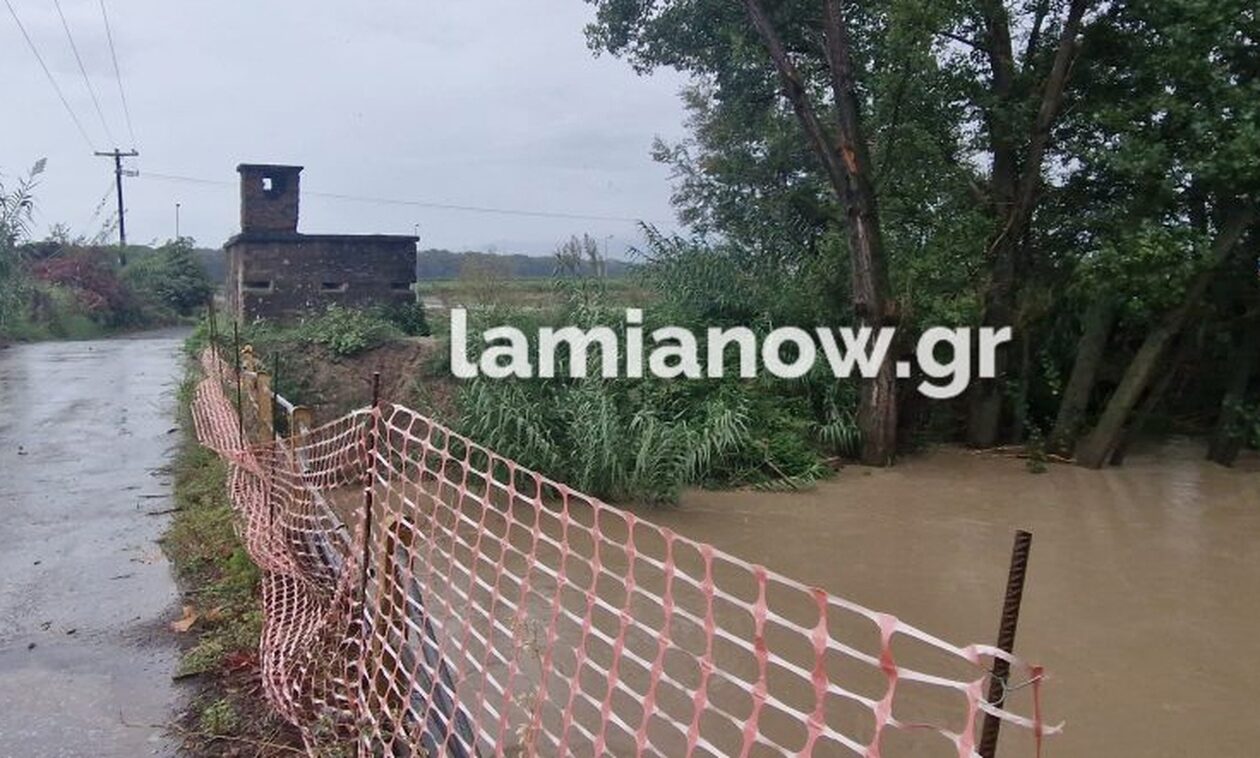 Συναγερμός στη Λαμία για τον Σπερχειό: Ώρες αγωνίας για τους κατοίκους