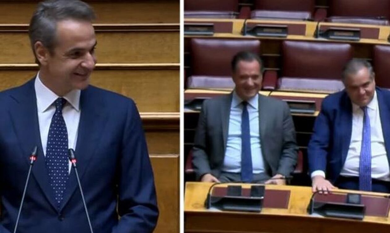 Κυριάκος Μητσοτάκης: Το αστείο σε Γεωργιάδη και Σπανάκη που κάθονταν στα έδρανα του ΚΚΕ