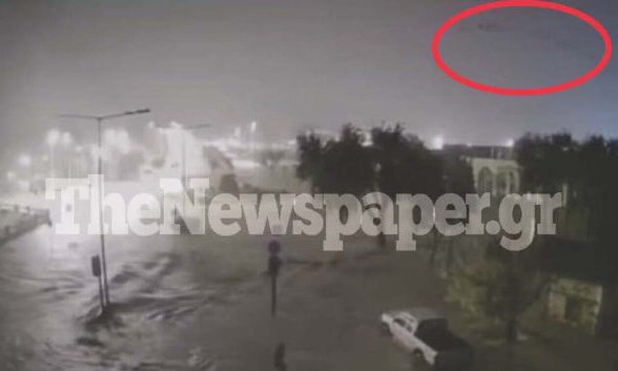 Βόλος: Το άγνωστο αντικείμενο που ίπταται το βράδυ της πλημμύρας