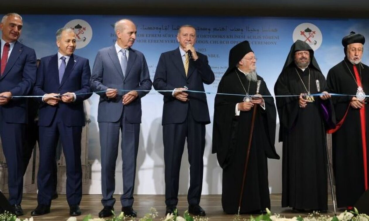 Σε εγκαίνια Εκκλησίας στην Τουρκία ο Ερντογάν – Οι έμμεσες αιχμές στην Ελλάδα