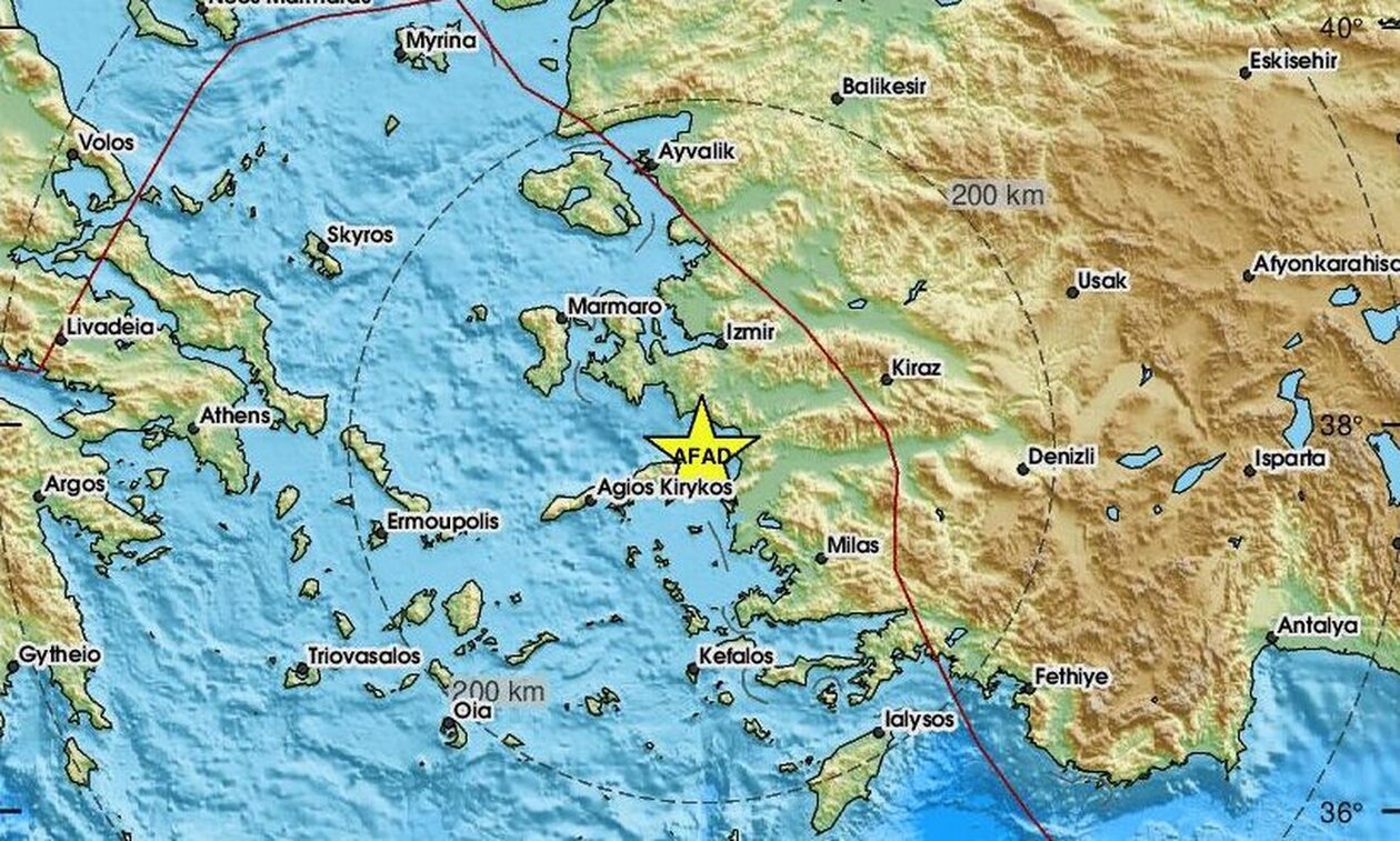 Σεισμός τώρα στη Σάμο – Αισθητός στο νησί (pics)