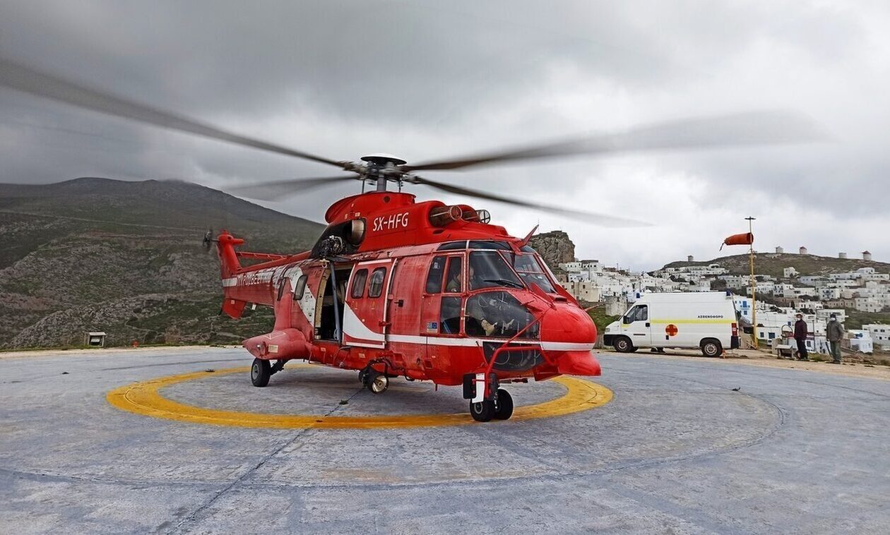 Σητεία Αεροδιακομιδή 49χρονου στο ΚΑΤ που υπέστη ακρωτηριασμό στο δάχτυλο