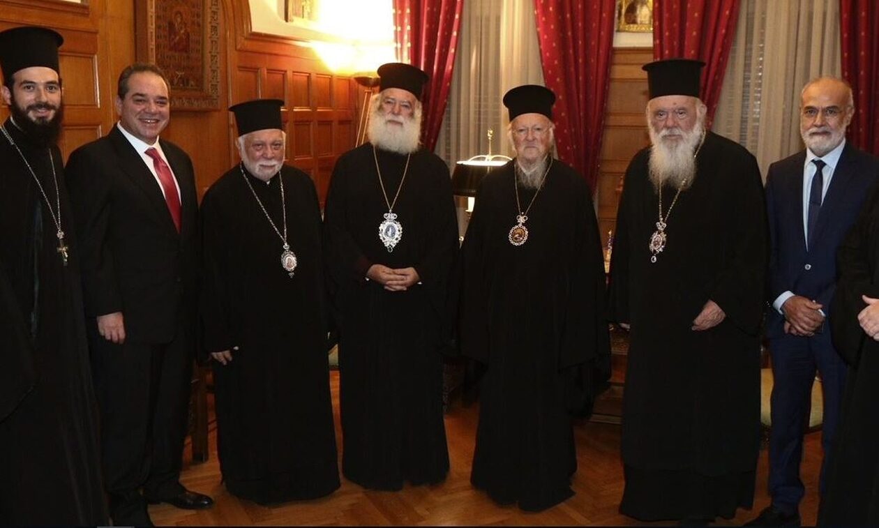 Υποδοχή προκαθήμενων και εκπροσώπων Ορθόδοξων Εκκλησιών στην Ι.Α.Α.