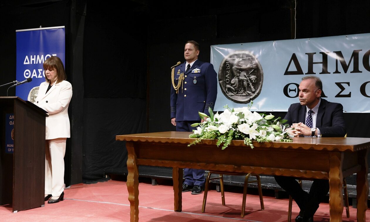 Κατερίνα Σακελλαροπούλου: Επίτιμη δημότης Θάσου