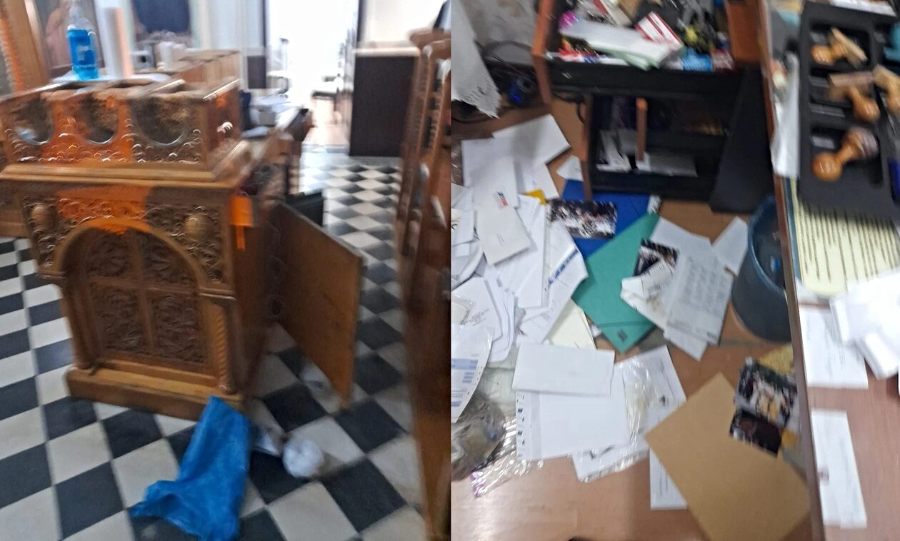 Ρουφ: Άγνωστοι εισέβαλαν στον Ιερό Ναό Αγίου Βασιλείου και διέπραξαν κλοπή (εικόνες + βίντεο)